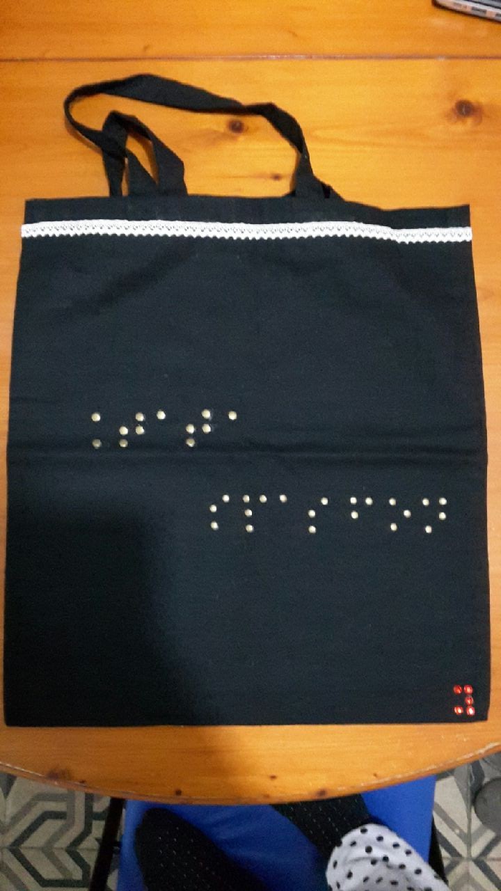 Fabriquer un sac en braille